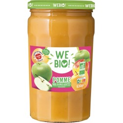 We Bio Purée de pomme bio sans sucres ajoutés !