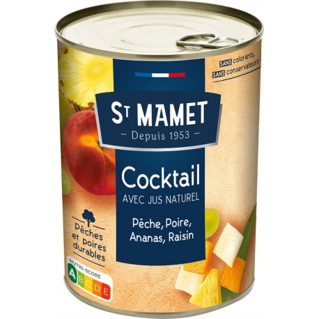 St Mamet Fruits au sirop Cocktail 250g