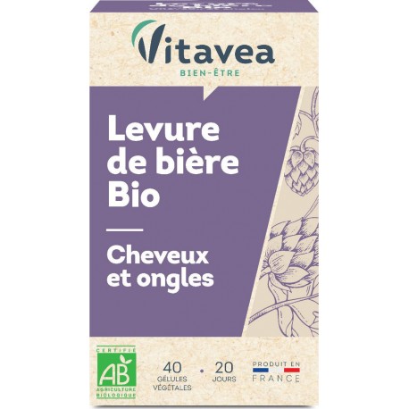 Vitarmonyl Complément alimentaire cheveux et ongles, levure de bière Bio