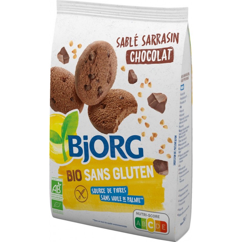 Bjorg Biscuits Bio choco lat 