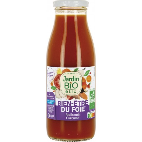 Jardin Bio Boisson bien être foie sans sucres ajoutés bio