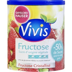 Gayelord Hauser Sucre fructose cristallisé vivis