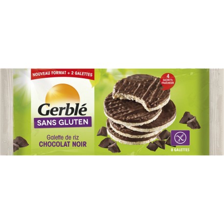 Gerble Galette riz chocolat noir sans gluten