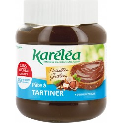 Karelea Pâte à tartiner noisettes/cacao maigre 400g