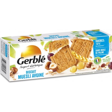 Gerble Biscuits muesli avoine