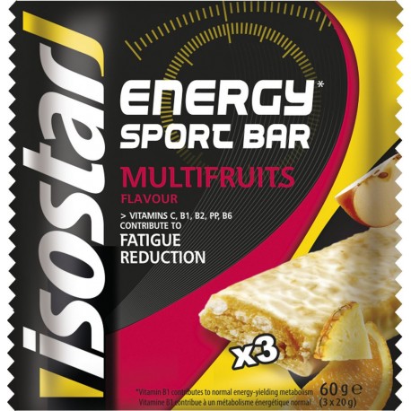 Isostar Barres énergétiques sport multifruits 20g x3