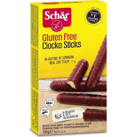 Schar Biscuits chocolat au lait s/sans gluten