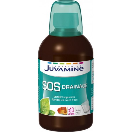 Juvamine Préparation boisson SOS drainage pêche 500ml