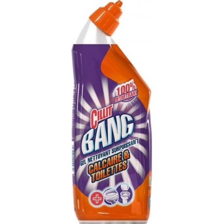 Cillit Bang Gel Nettoyant Calcaire et Toilettes 750ml (lot de 3)