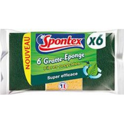 SPONTEX SPONT.GRAT.EP.FIBRE RECYCL X6