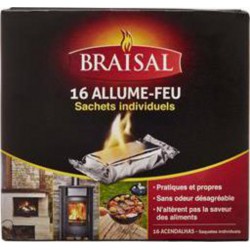 BRAISAL CUBES ALLUME FEU X16