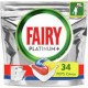 Fairy Capsules  lave-vaisselle Tout-en-1 Platinum+ PEPS Citron x34