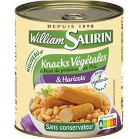 William Saurin Knacks végétales haricots 800g