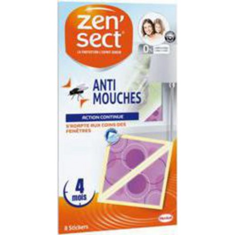 Zen'sect Stickers anti-mouches 4 mois le paquet de 8