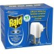 Raid Diffuseur électrique liquide 45 nuits moustiques diffuseur x1 recharge 27ml x1