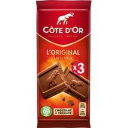 COTE D'OR COTE DOR LAIT 3X100G