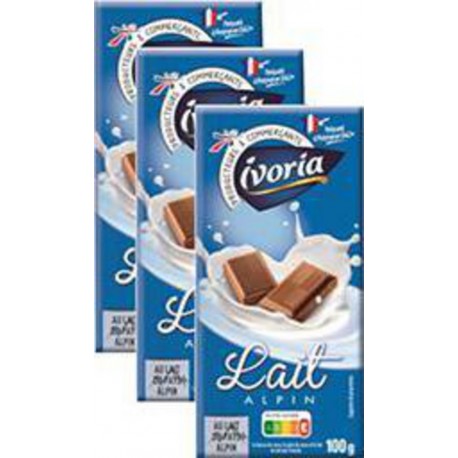 IVORIA CHOC LAIT FAMI.3X100G