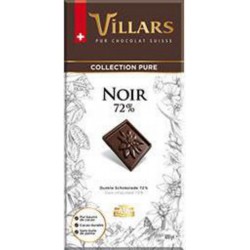 VILLARS TAB.DEGUST NOIR72%100G