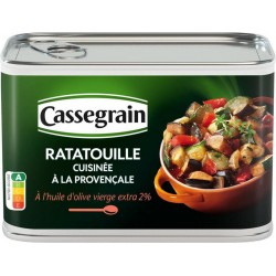 Cassegrain Légumes cuisinés ratatouille à la Provençale 380g