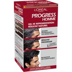 L'OREAL Gel de repigmentation Progress Homme blond foncé à châtain