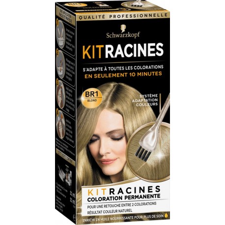 Br1 Schwarzkopf Coloration kit racines blond