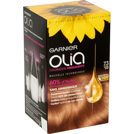 Ganier Olia Coloration permanente 7.3 blond doré