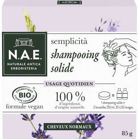 N.A.E. Shampoing solide lavande Bio 85g