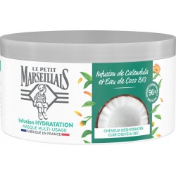 Le Petit Marseillais Masque capillaire hydratation intense infusion calendula & eau de coco