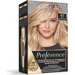 L'OREAL Coloration permanente 9.1 viking blond clair
