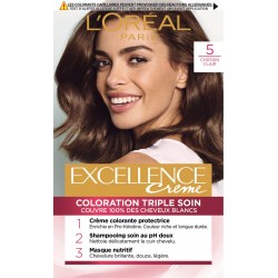 L'Oréal Paris Excellence Creme Coloration permanente 5 châtain clair