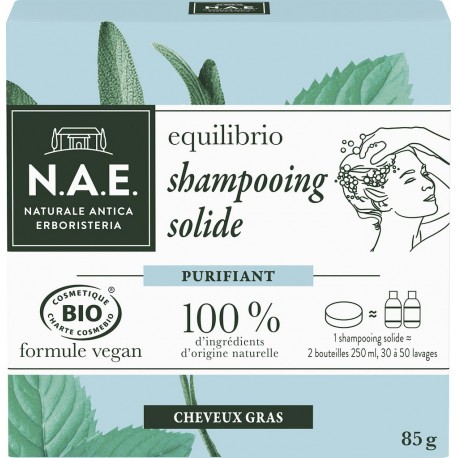 N.A.E. N.a.e Shampoing solide purifiant Bio 95ml