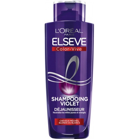 L Oreal Paris Shampooing violet déjaunisseur Elsève Color-Vive L'OREAL PARIS