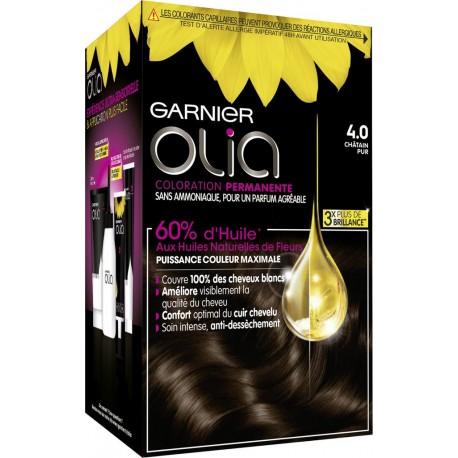 Garnier Olia Coloration permanente 4.0 châtain pur