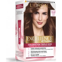 L Oreal Coloration cheveux nuance 5.02 châtain clair givré excellence L'OREAL