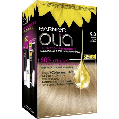 Garnier Olia Coloration permanente 9.0 blond clair radieux