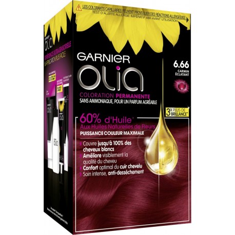 Garnier Olia Coloration permanente 6.66 carmin éclatant