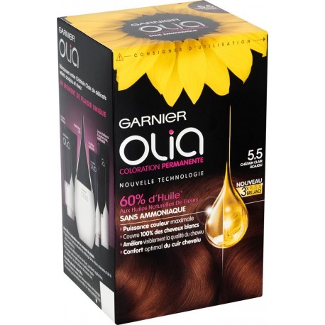 Garnier Olia Coloration permanente 5.5 châtain clair acajou