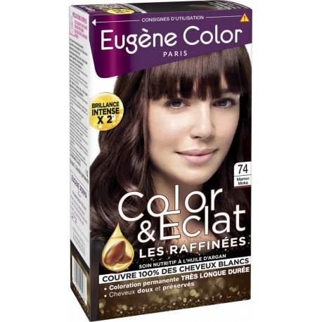 Eugène Color 74 Eugene Color Coloration marron moka