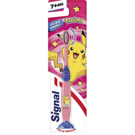 Signal Brosse à Dents Junior 7 + Ans Pokémon Extra Souple