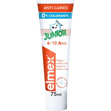 Elmex Dentifrice enfant anti-caries 6 - 12ans