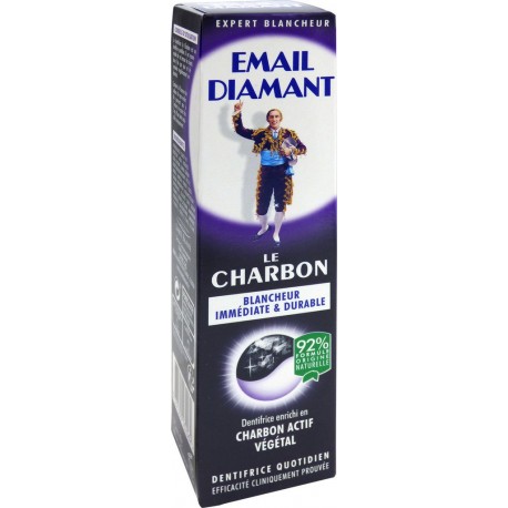 Email Diamant Dentifrice blancheur le Charbon