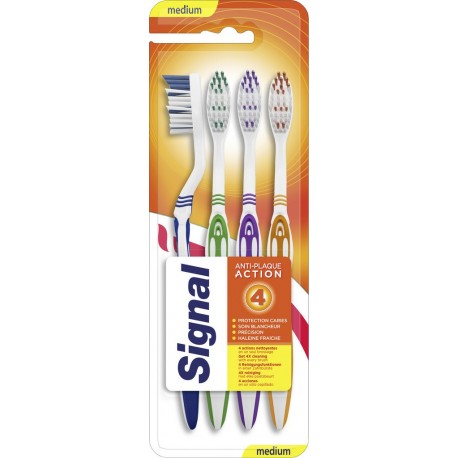 Signal Brosse à dents 4 actions medium