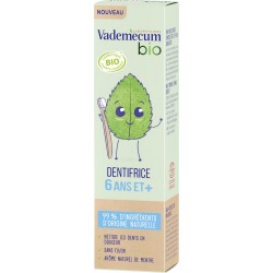 Vademecum Dentifrice 6ans et + menthe Bio tube 50ml