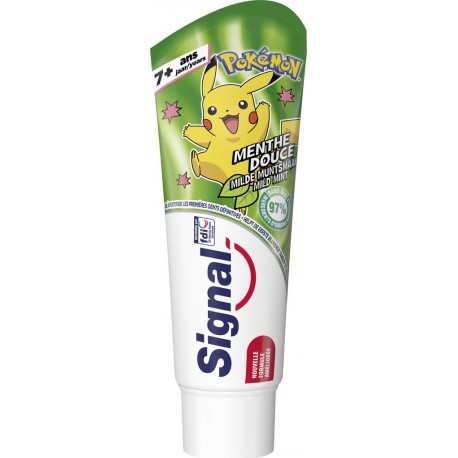 Signal Dentifrice enfant menthe +7ans Pokémon 75ml