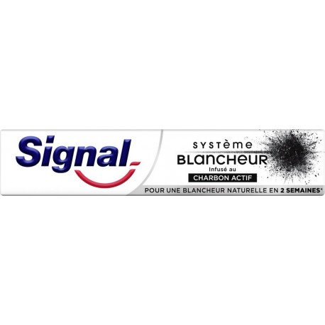 Signal Dentifrice blancheur charbon actif