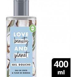 Love Beauty And Planet Gel douche Fraîcheur énergisante, parfum à l'eau de coco & fleur de mimosa