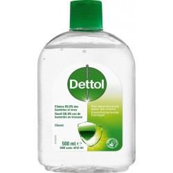 Dettol Gel désinfectant mains antibactérien 500ml