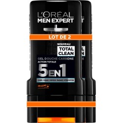 L'Oréal Paris Men Expert Gel douche action totale 5 en 1 L'OREAL PARIS MEN EXPERT 2X300ml