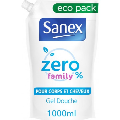 Sanex Gel douche famille recharge 1L