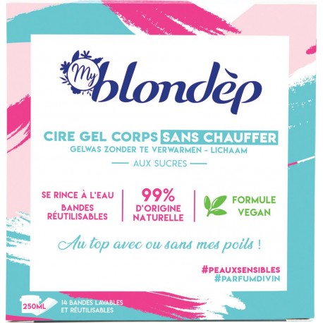 Blondepil Gel cire corps sans chauffer pot 250ml